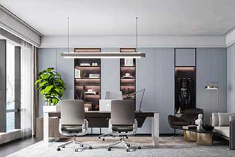 咸阳轻奢风格-书房