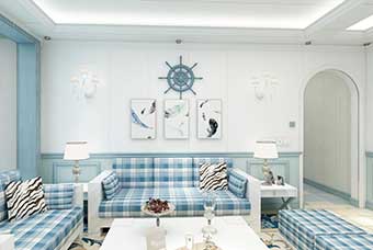 咸阳地中海风格-客厅