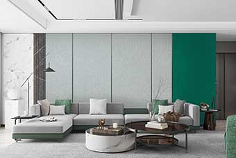 咸阳轻奢风格-客厅