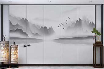 咸阳森佰汇航空纤维（山水画系列）