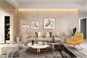 咸阳客厅空间案例