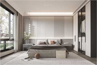 咸阳卧室空间案例